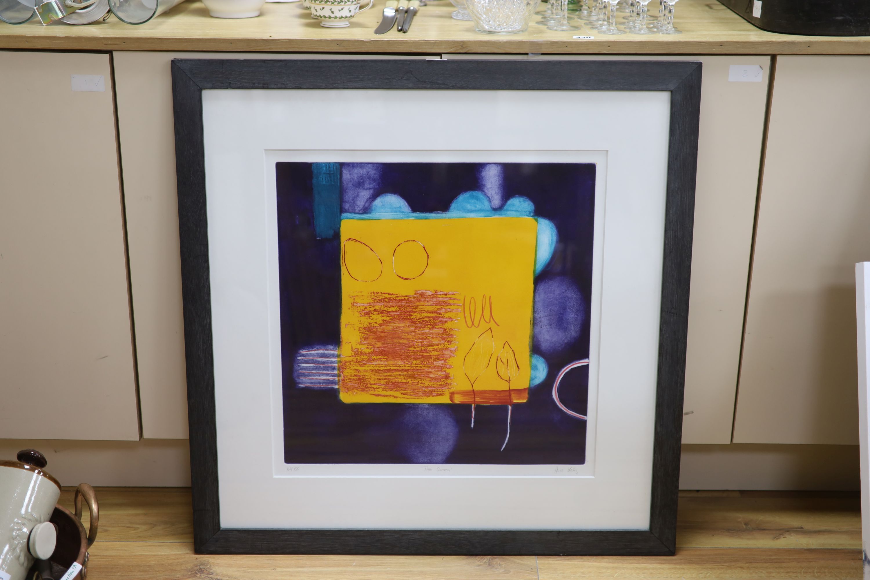 Heidi Koenig (b.1964), limited edition print, 'Tizzi Oussem, signed in pencil, 128/150, Slade School of Art, 53 x 52cm